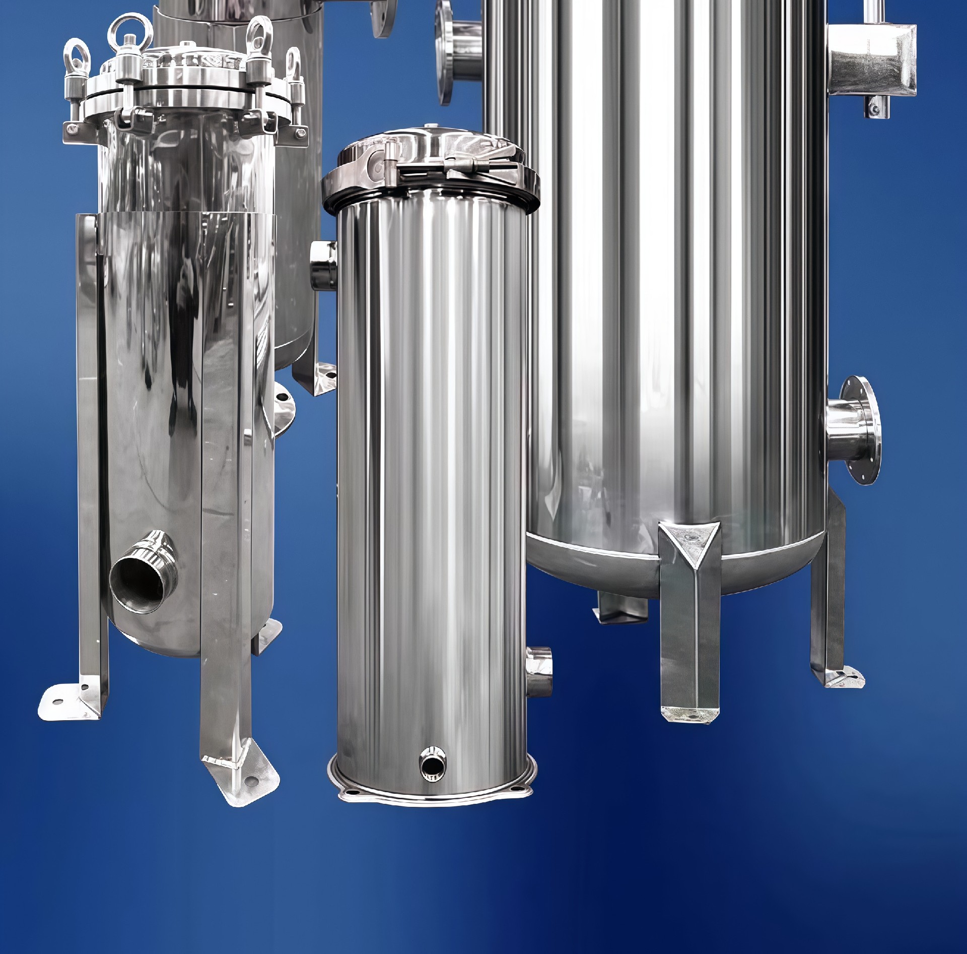 不锈钢精密保安过滤器工业家用净水反渗透前置